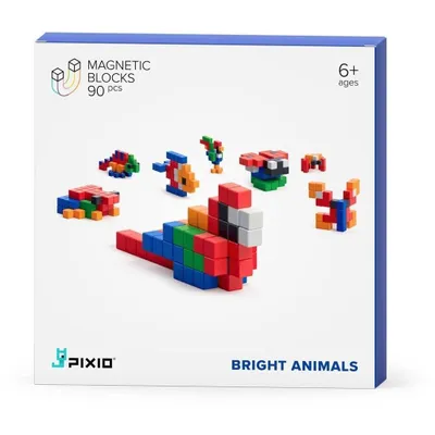 Produktbild von Pixio Magnetisches Spielzeug Fröhliche Tiere 90 Stück
