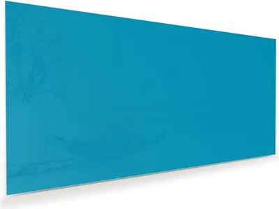 Produktbild von Glasbild 100x50cm in XXL für Wohnzimmer, Schlafzimmer Motiv Türkiser Hintergrund I