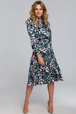Produktbild von Makover Midikleid für Frauen Igelon K084 grün XL