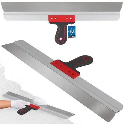 Immagine prodotto di KOTARBAU® Spatola in acciaio inox 600 mm per la stesura di livellanti, intonaci e intonaco
