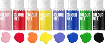 Produktbild von Colour Mill Öl Lebensmittelfarbe Bakeryteam Edition 8 x 20ml