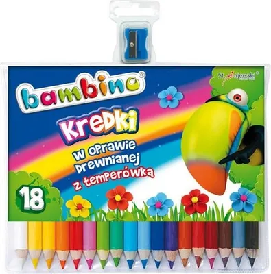 Produktbild von ST-Majewski Kredki Bambino 18 kolorów