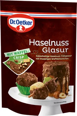 Produktbild von Oetker Haselnuss Glasur 0,15 Kg