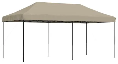 Image de vidaXL Tente de réception pliable Pop-Up Taupe 580x292x315 cm