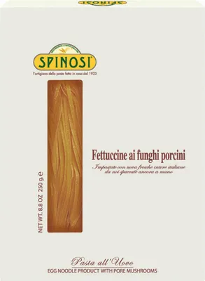 Produktbild von Eierbandnudeln Fettuccine mit Steinpilzen 250 gr. - Spinosi