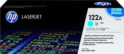 Obrázok produktu pre HP 122A Cyan Original LaserJet Toner Cartridge, 4000 strany, Azúrová, 1 kusov