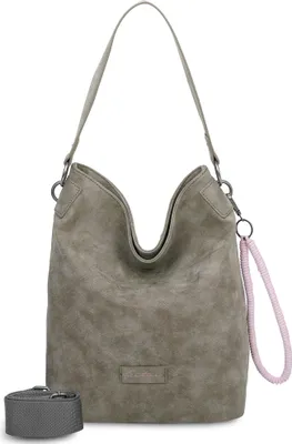 Produktbild von Fritzi aus Preußen Schultertasche Umhängetasche Wudy03 Rub Hobo Bag Moss khaki