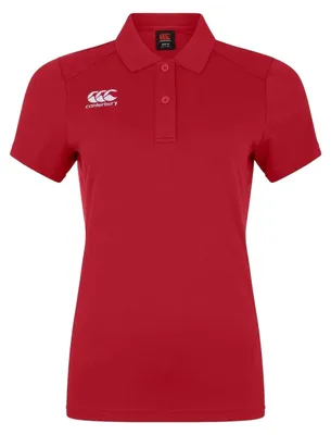 Productafbeelding van Canterbury - Poloshirt voor meisjes, regular pasvorm, korte mouwen, model GT34892 (164) (rood)