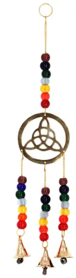 Produktbild von Mobile, Klangspiel mit Glöckchen - Endlosknoten, Mehrfarbig, Messing, 33*10*3 cm, Windspiele & Klangspiele