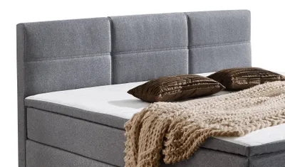 Produktbild von Boxspringbett Kenora grauer Bezug 50512-710 – Liegefläche ca. 180 x 200 cm