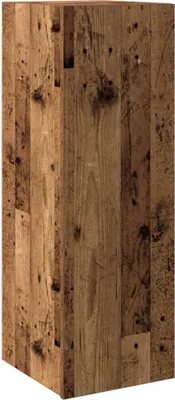 Image de Meuble mural vieux bois 30,5x30x90 cm bois d'ingénierie
