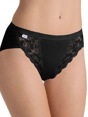 Produktbild von Sloggi Damen Unterhose Chic Tai , 4-Pack, 40, Schwarz