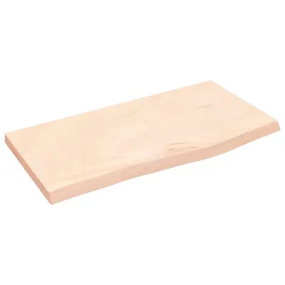 Produktbild von The Living Store Wandregal 60x30x(2-4) cm Massivholz Eiche Unbehandelt