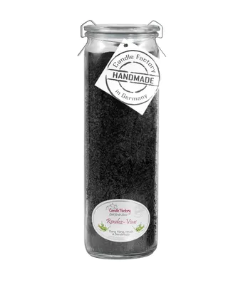Produktbild von Candle Factory Big Jumbo, Zylinder, Schwarz, Sandelholz, Canangabaum, 100 h, 1 Stück(e)