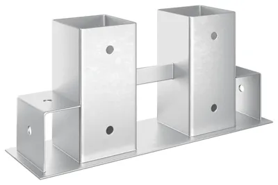 Obrázok produktu pre vidaXL Pomôcka na ukladanie dreva, 12 ks, strieborná, 34 x 10 x 15 cm, oceľ