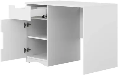 Produktbild von Kinderschreibtisch in Weiß, 100 x 60 x 88