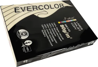 Produktbild von Multifunktionspapier evercolor RC A3 420x297mm 80g/qm elfenbein VE=5x500 Blatt