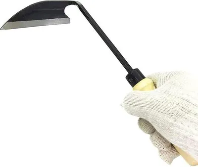 Obrázek produktu pro Zahradní srp, malý, ideální pro odstraňování plevele a kypření