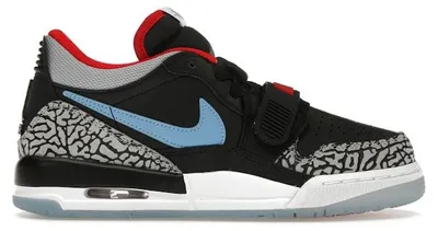 Zdjęcie produktu dla Jordan Legacy 312 Low Black Valor Blue (rozmiar dla dziewcząt/młodzieży) - EU 36