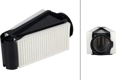 Produktbild von Luftfilter-Einsatz 262 x 108 mm HELLA für u.a. MERCEDES-BENZ C-KLASSE