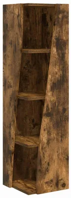 Produktbild von vidaXL Eckschrank Geräucherte Eiche 27,5x27x102cm Holzwerkstoff