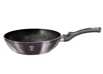 Zdjęcie produktu dla Berlingerhaus Wok z marmurową powierzchnią 28 cm Carbon PRO Line BH-6900