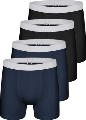 Produktbild von sloggi 4er Pack GO ABC 2.0 Long Short / Pant Komfortabel für perfektes Wohlbefinden, Besonders bequemer Zwickeleinsatz, Komfortables Basic blau M
