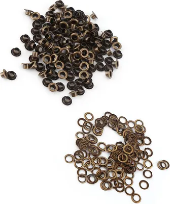 Image de Denash Petites fermetures durables, ?sense, Pratique Gromett-Set pour ���er, artisanat du cuir (6MM)