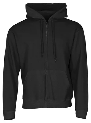 Produktbild von CLASSIC HOODED SWEAT JACKET | Uni Kapuzenjacke mit verdecktem Reißverschluss, Baumwolle-Polyester-Mix, doppelte Kapuze & Vordertaschen