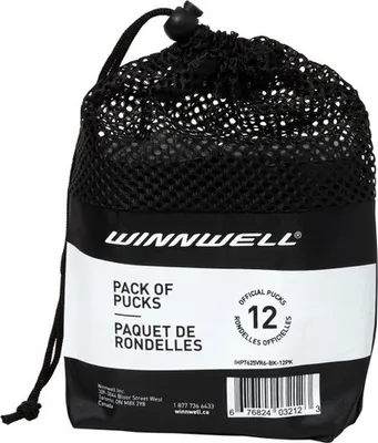 Produktbild von Hockey-Puck Winnwell schwarz offiziell (12 Stück)