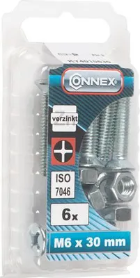 Produktbild von Connex Metallschraube VZ-K M6x30 6 Stück VZ - KY4010630