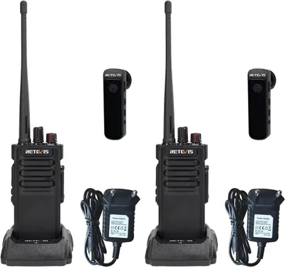 Produktbild von Retevis RT29D Digitale Walkie Talkie, Wasserdicht Funkgerät, IP67, Bluetooth, Gute Verschlüsselung, 3200 mAh, Walkie Talkies DMR mit großer Reichweite für Hotel, Sicherheit(Schwarz, 2 Stück)