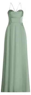 Produktbild von Vera Mont Damen Abendkleid mit Wasserfallausschnitt 34, Foggy Green