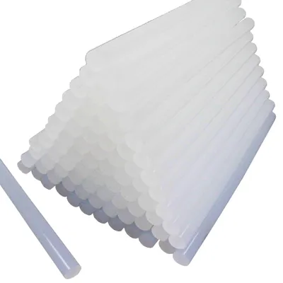Produktbild von Klebesticks 11 mm 200 mm transparent Heißklebesticks für Heißklebepistole starke Haftung, Menge:12 St.