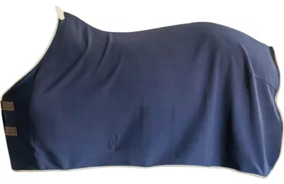 Zdjęcie produktu dla Kentucky Horsewear Abschwitzdecke Fleece Show Vegan Wool Decke Navy 160