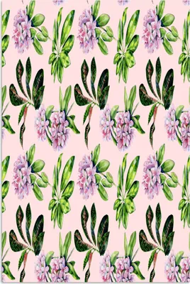 Produktbild von MuchoWow® Poster Blumen - Blätter - Hortensie 80x120 cm - Papierdruck