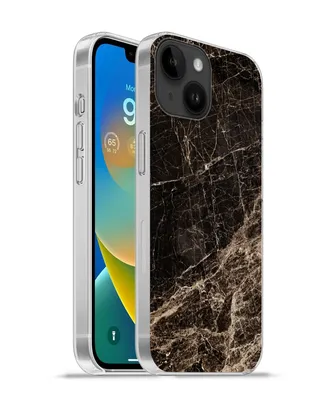 Produktbild von MuchoWow® Handyhülle Schutzhülle Hülle für Apple iPhone 14 - Softcase Marmor - Luxus - Schwarz Silikon Softcase Handy Hülle - Mobiltelefonhülle