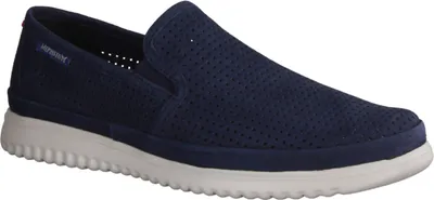 Produktbild von Mephisto Tiago Herrenslipper, Slip On, Leder, Navy (Blau), Sommerschuhe - Herrenschuhe Slipper, Blau, leder (sportbuck)