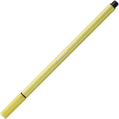 Produktbild von STABILO Pen 68, 1 Farben, Gelb, Rundspitze, 1 mm, Gelb, Hexagonal