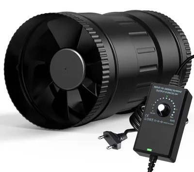Zdjęcie produktu dla Wentylator rurowy - Wentylator wyciągowy 125 mm - Cichy - Do szklarni i piwnicy - 586 m³/h
