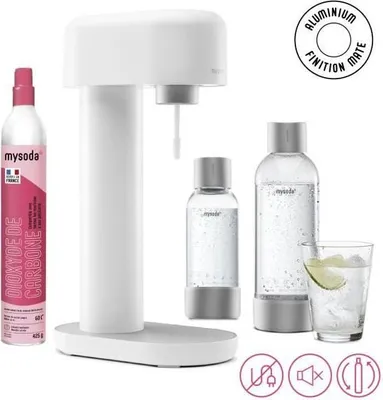 Produktbild von Ruby inkl. CO2 Zylinder von mysoda: Weiß Farbe: Weiß