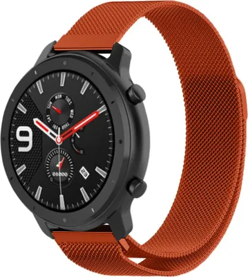 Produktbild von Strap-It Xiaomi Amazfit GTR Milanese Armband (Orange)
