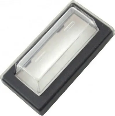 Produktbild von Abdeckung für KCD3 Wippschalter 30x13,5mm klar schwarz IP65 Staubschutz