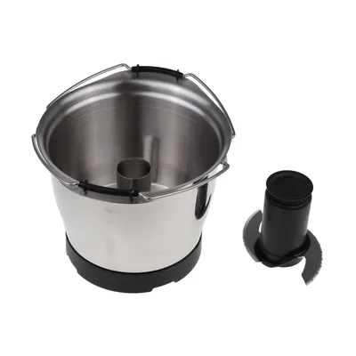 Produktbild von Moulinex XF38AE10, Schüssel, 0,8 l, Schwarz, Edelstahl, Glas, Metall, Silikon, i-Companion, Companion, Companion XL HF805, Companion XL HF806, 180 mm