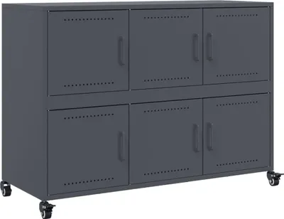 Produktbild von Sideboard Anthrazit 100,5x39x72 cm Stahl