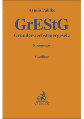 Obrázek produktu pro Grunderwerbsteuergesetz. GrEStG