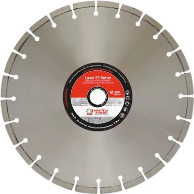 Produktbild von Diamanttrennscheibe Profitech Laser ES Beton Ø 350x25,4 mm (20mm)