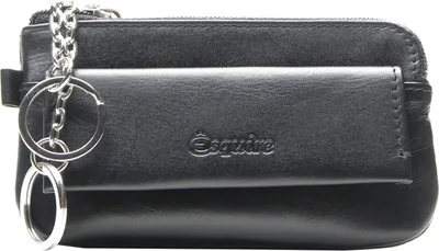Produktbild von Esquire Schlüsselmäppchen Silk 02 Key Case Black schwarz