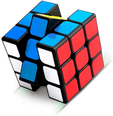 Produktbild von Zauberwürfel, 3x3 Zauberwürfel, Magic Cube, Puzzle Cube, Speedcube für Konzentrations und Kombinationsübungen, Dreht Sich Schneller und Präziser, Super Robust mit Lebendigen Farben (Black)