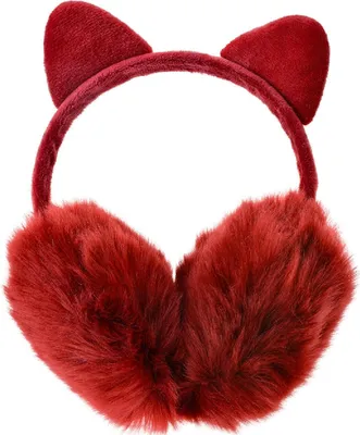 Produktbild von Clayre & Eef Ohrenschützer für Mädchen Rot Polyester